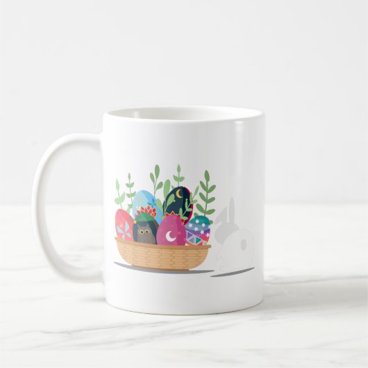 Osterhasen-Korb Kaffeetasse (Links)