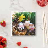 Osterhasen Küssen Kuh Eipapier Serviette (Beispiel)