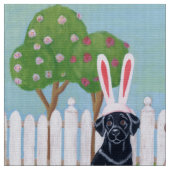 Osterhasen Labradors!! Stoff (Nahaufnahme)