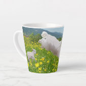 Osterhasen-Lämmer Milchtasse (Linke Ecke)