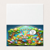 Osterhasen magisches Land (Außenseite Aufgefaltet)