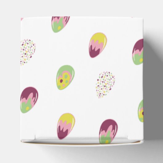 Osterhasen mit Eiern. Geschenkschachtel (Oben)