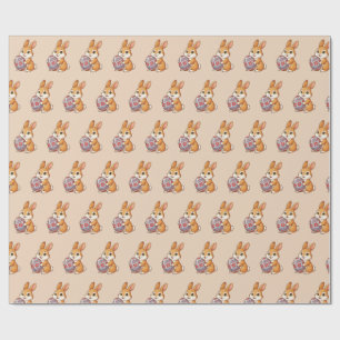 Osterhasen-Muster-Geschenkpapier   Glänzende Kunst Geschenkpapier