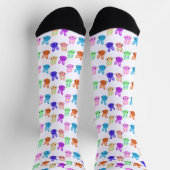 Osterhasen-Muster Socken (Oben)