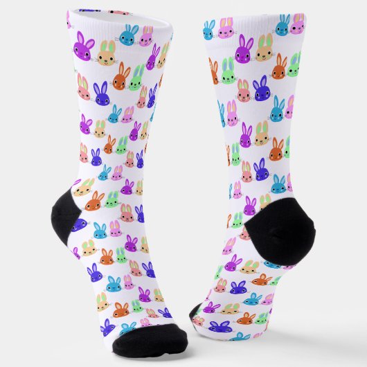 Osterhasen-Muster Socken (Gewinkelt)