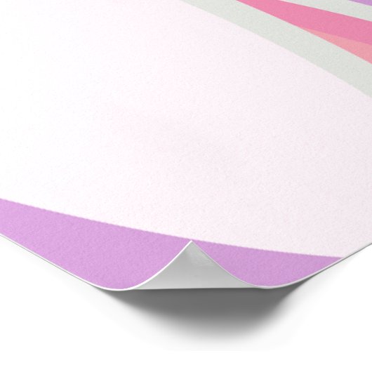 Osterhasen-Niedlich-Ohren-Plakat Poster (Ecke)