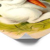 Osterhasen Niedlich Osterhasen-Kaninchen Poster (Ecke)