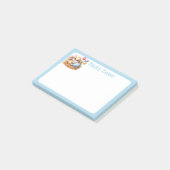 Osterhasen-Notizen Post-it Klebezettel (angewinkelt)