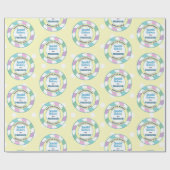 Osterhasen Offizielles Siegel Sonderlieferung Gelb Geschenkpapier (Flach)