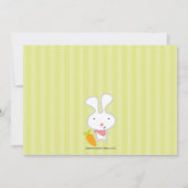 Osterhasen Osterbrunch Party Einladung (Rückseite)