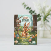 Osterhasen - Ostereier - Einladung (Stehend Vorderseite)