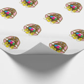 Osterhasen-Ostereier Geschenkpapier (Ecke)