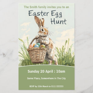 Osterhasen - Ostereierjagd Flyer