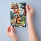 Osterhasen - Ostereierjagd Flyer (Handgriff)