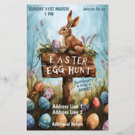 Osterhasen - Ostereierjagd Flyer