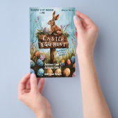 Osterhasen - Ostereierjagd Flyer (Handgriff)