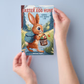 Osterhasen - Ostereierjagd Flyer (Handgriff)
