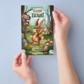 Osterhasen - Ostereierjagd Flyer (Handgriff)
