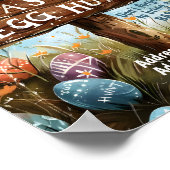 Osterhasen - Ostereierjagd Poster (Ecke)