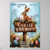 Osterhasen - Ostereierjagd Poster (Vorne)
