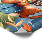 Osterhasen - Ostereierjagd Poster (Ecke)