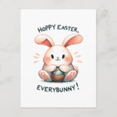 Osterhasen Ostern, Jedermann! Begleitkarte (Rückseite)