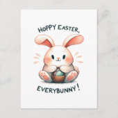 Osterhasen Ostern, Jedermann! Begleitkarte (Vorderseite)