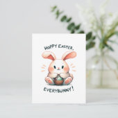 Osterhasen Ostern, Jedermann! Begleitkarte (Stehend Vorderseite)