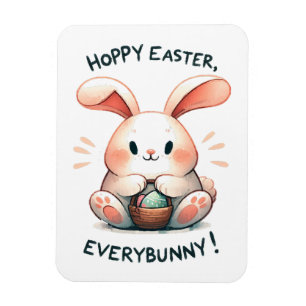 Osterhasen Ostern, Jedermann! Magnet