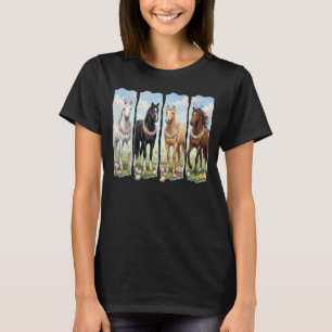 Osterhasen-Ostertage-Hasen-Pferd-Liebhaber-Oster-E T-Shirt