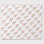 Osterhasen-Osterwackelpapier Geschenkpapier (Flach)