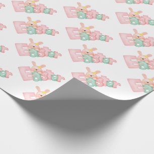 Osterhasen-Osterwackelpapier Geschenkpapier