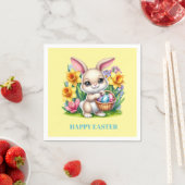 Osterhasen-Papier-Servietten Serviette (Beispiel)