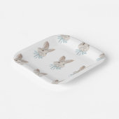 Osterhasen-Papierteller Pappteller (Gewinkelt)