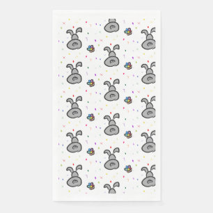Osterhasen-Papiertücher Serviette