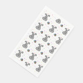 Osterhasen-Papiertücher Serviette (Ecke)