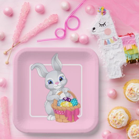 Osterhasen Party mit mehreren Größen Pappteller (Party)