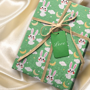 Osterhasen Pastell Green Niedlich Baby Animal Geschenkpapier