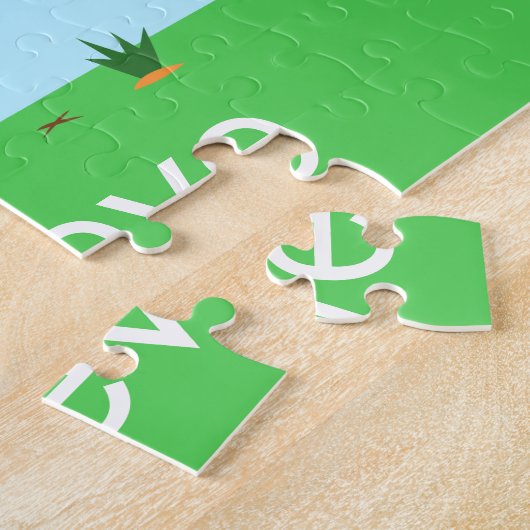 Osterhasen Personalisiertes Puzzle (Seite)