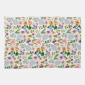 Osterhasen Pink & grün niedlicher Frühling Schürze Geschirrtuch (Horizontal)