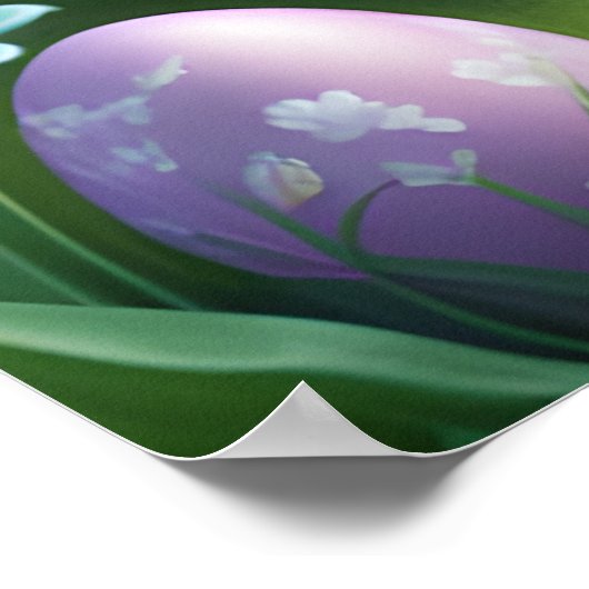 Osterhasen-Poster Poster (Ecke)