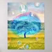 Osterhasen-Poster Poster (Vorne)