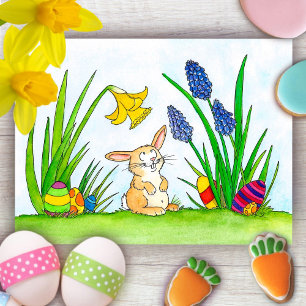 Osterhasen-Postkarte von Nicole Janes Feiertagspostkarte