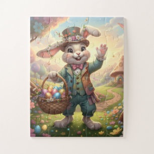 Osterhasen-Puzzle für Kinder - 30 übergroße Teile Puzzle
