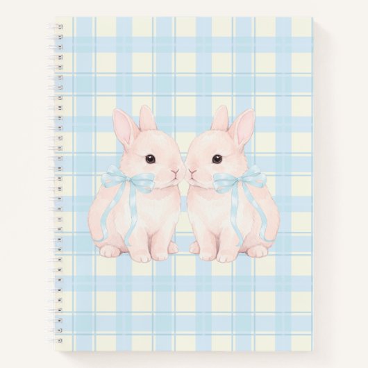 Osterhasen rosa Marshmallow Notizblock (Vorderseite)