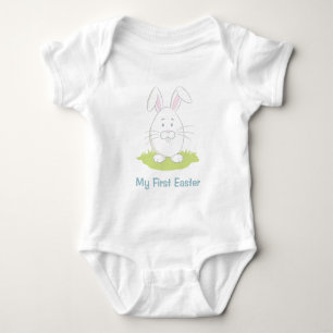 Osterhasen-Shirt Baby Strampler