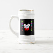 Osterhasen-Stein-Tasse Bierglas (Links)