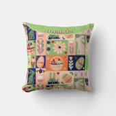 Osterhasen-Steppstil Kissen (Vorderseite)