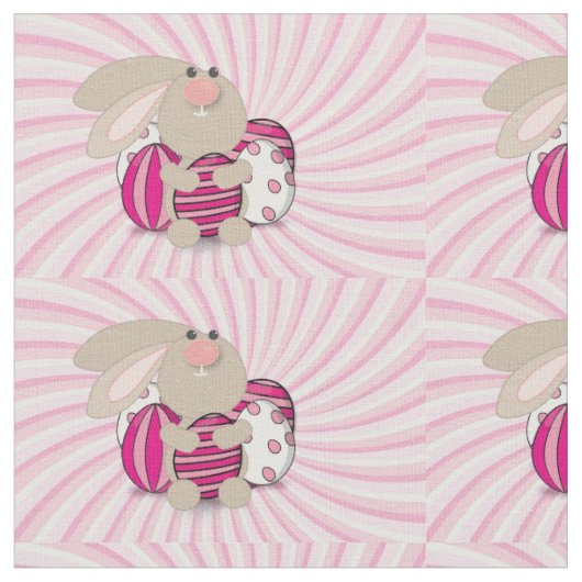 Osterhasen-Stoff 🐰 Stoff (Nahaufnahme)