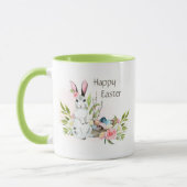 Osterhasen-Tasse "Frohe Ostern" | Wasserfarben Frü Tasse (Links)